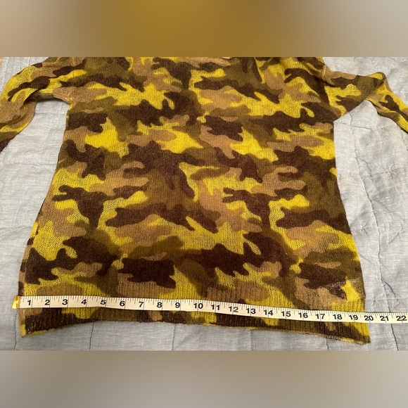 Michael Kors Fine Knit Camo Sweater - Picture 9 of 9